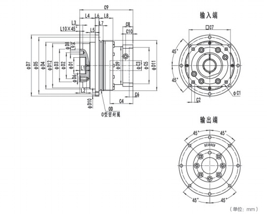 <b>ND090系列精密行星减速器型号大全及尺寸图(上)</b>
